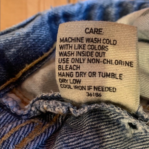 POLO Men’s Ralph Lauren Jeans 40x32 Slim Straight 018 GUC Fraying/Holes See Pic - Picture 9 of 16